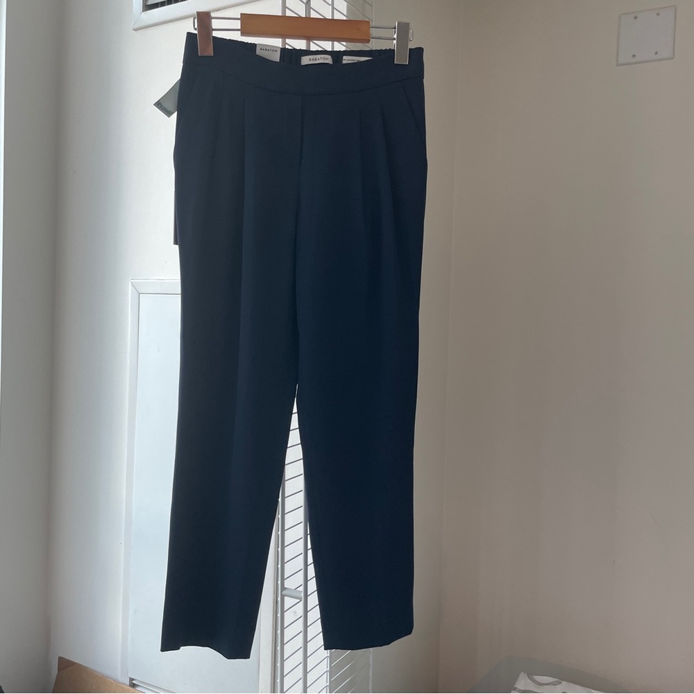 NWT Babaton Cohen Pants in Indigo - Picture 2 of 10